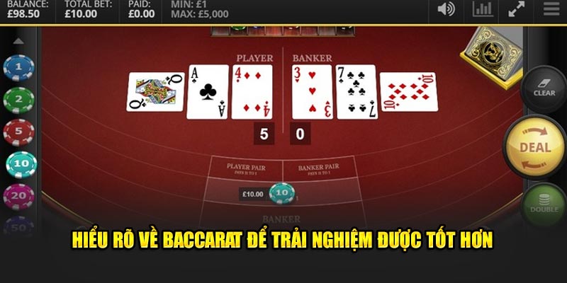 Quy Tắc Chơi Baccarat Tại BK8 - Nhìn Thì Khó Mà Lại Dễ Khi Đã Hiểu Rõ 5 Hiểu rõ về Baccarat để trải nghiệm được tốt hơn