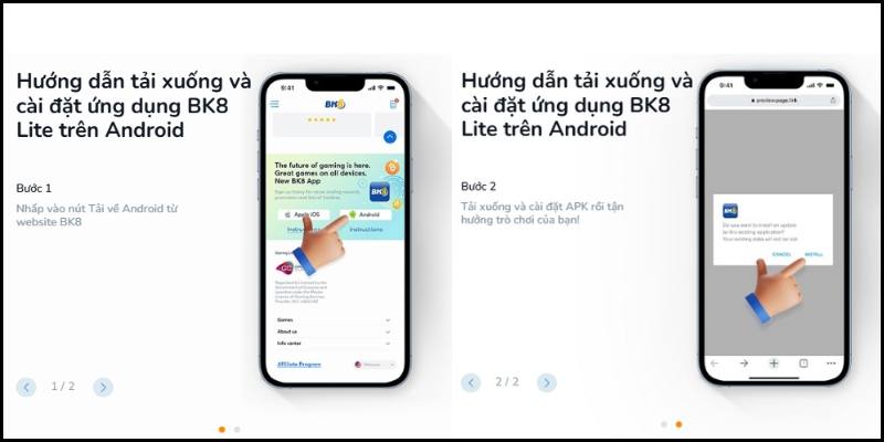 Tải APP 6 Cài đặt giản đơn trên Android